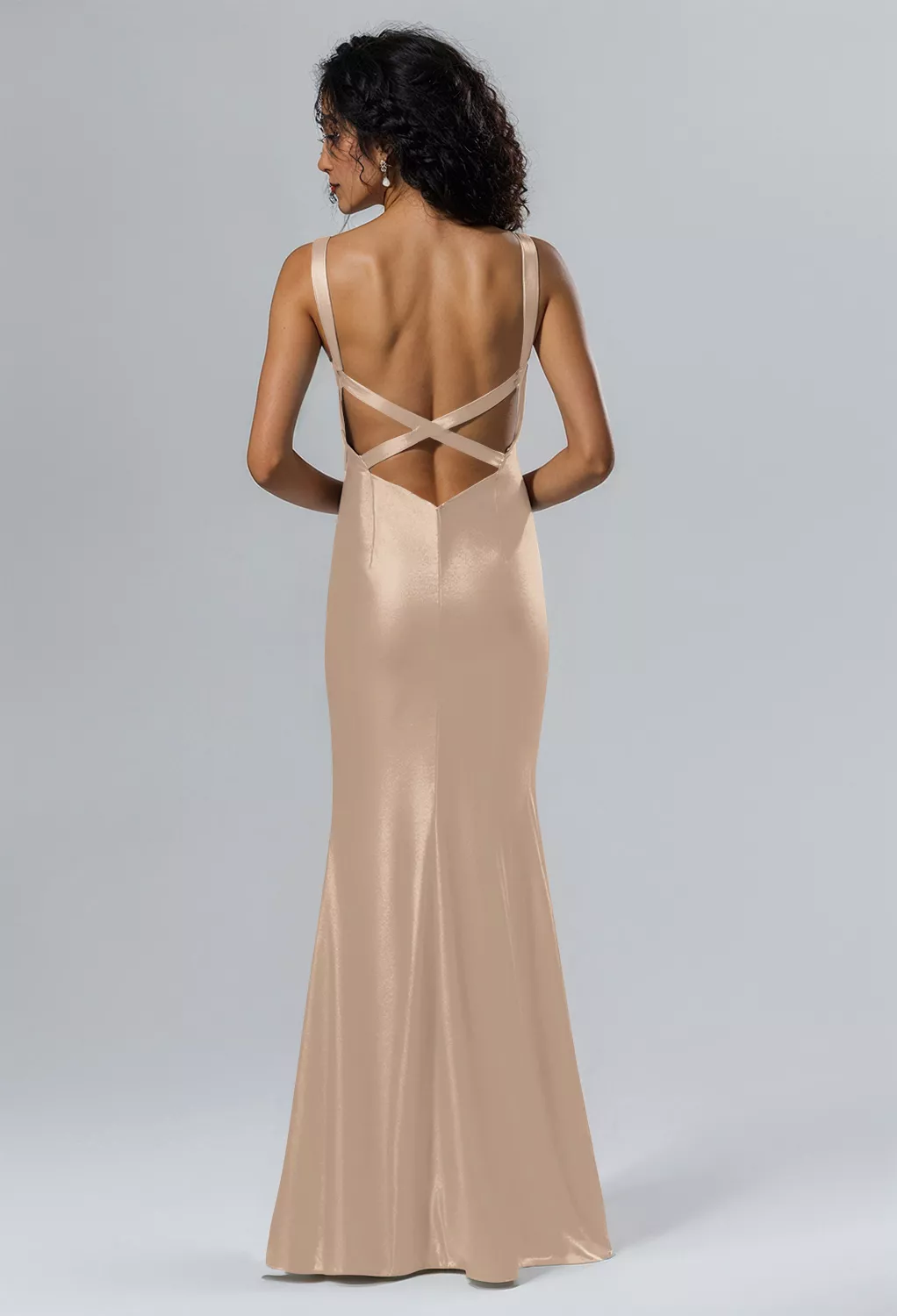 AW Shreya Taupe  Bridesmaid Dresses